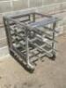 DESCRIPTION: HALF SIZE ROLL ABOUT CAN RACK ADDITIONAL INFORMATION #10 CAN LOCATION: BAY 6 QTY: 1 - 2