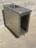 DESCRIPTION: 16" X 37" STAINLESS CABINET W/ SMALL SINK. ADDITIONAL INFORMATION MISSING (1) FAUCET. SIZE 16" X 37" LOCATION: BAY 6 QTY: 1 - 2