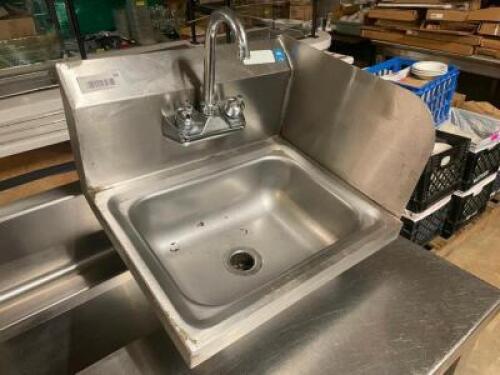 DESCRIPTION: STAINLESS HAND SINK LOCATION: BAY 6 QTY: 1