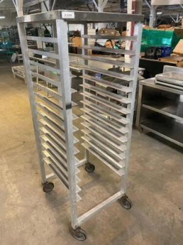 DESCRIPTION: TWENTY PAN ROLL ABOUT TRAY RACK. LOCATION: BAY 6 QTY: 1