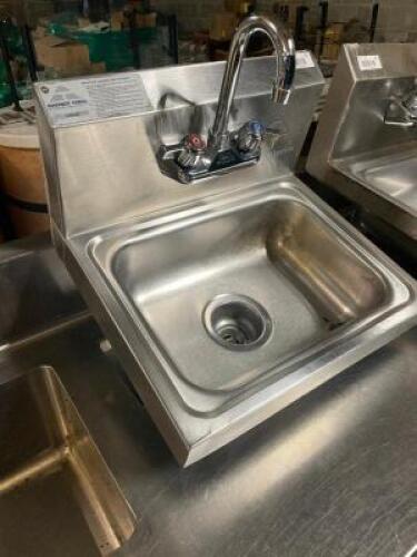 DESCRIPTION: STAINLESS HAND SINK BRAND / MODEL: ADVANCE TABCO LOCATION: BAY 6 QTY: 1