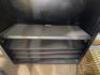 DESCRIPTION (1) JAMCO VISIBLE STORAGE CABINET BRAND/MODEL DJ248-BL ADDITIONAL INFORMATION BLACK/4-SHELVES/MINOR COSMETIC DAMAGE, MUST COME INTO INSPEC - 6
