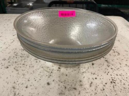 DESCRIPTION: (6) 10" PLASTIC SALAD BOWLS SIZE 10" LOCATION: BAY 6 THIS LOT IS: SOLD BY THE PIECE QTY: 6