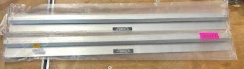 DESCRIPTION: (2) SPARKLE CO 36" TICKET RAILS - NEW LOCATION: BAY 6 THIS LOT IS: SOLD BY THE PIECE QTY: 2
