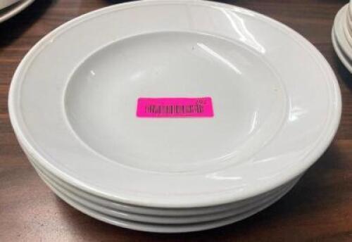 DESCRIPTION: (4) 10" CHINA PASTA BOWLS BRAND / MODEL: BAUSCHER LOCATION: BAY 6 THIS LOT IS: SOLD BY THE PIECE QTY: 4