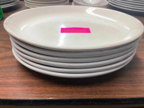 DESCRIPTION: (6) 11 1/2" CHINA PLATTERS SIZE 11 1/2" LOCATION: BAY 6 THIS LOT IS: SOLD BY THE PIECE QTY: 6