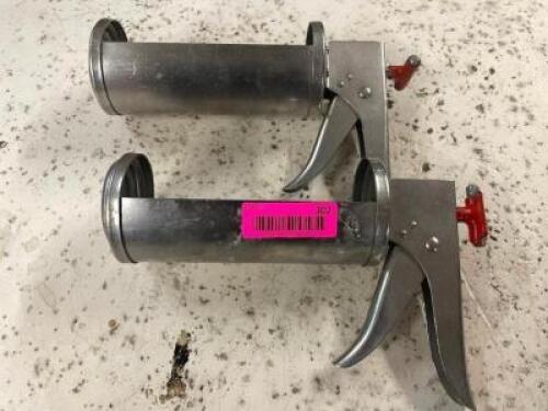 DESCRIPTION: (2) STAINLESS CREAM GUNS LOCATION: BAY 6 THIS LOT IS: SOLD BY THE PIECE QTY: 2