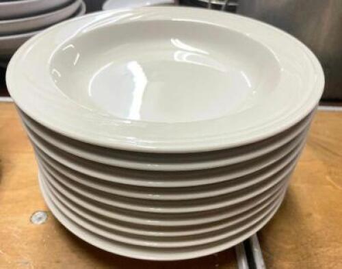 DESCRIPTION: (10) 9" CHINA BOWLS BRAND / MODEL: SYRACUSE 31-A SIZE 9" LOCATION: BAY 6 THIS LOT IS: SOLD BY THE PIECE QTY: 10