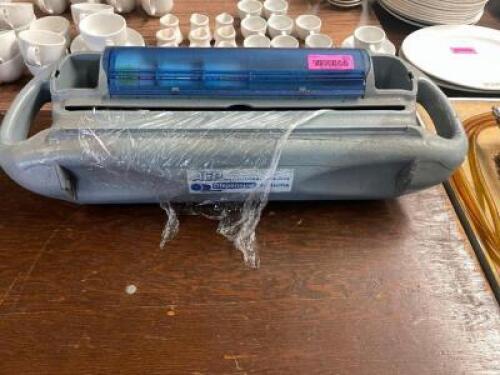 DESCRIPTION: AEP WRAP AND LABEL DISPENSER BRAND / MODEL: AEP LOCATION: BAY 6 QTY: 1