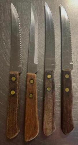 DESCRIPTION: (48) STEAK KNIVES LOCATION: BAY 6 THIS LOT IS: SOLD BY THE PIECE QTY: 48