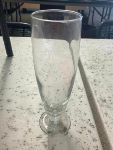 DESCRIPTION: (20) PILSNER GLASSES LOCATION: BAY 6 THIS LOT IS: SOLD BY THE PIECE QTY: 20