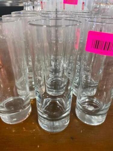 DESCRIPTION: (12) TALL BAR GLASSES LOCATION: BAY 6 THIS LOT IS: SOLD BY THE PIECE QTY: 12