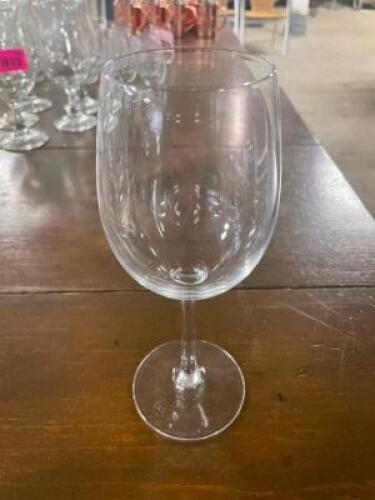 DESCRIPTION: (4) WINE GLASSES LOCATION: BAY 6 THIS LOT IS: SOLD BY THE PIECE QTY: 4