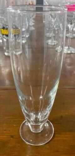 DESCRIPTION: (12) PILSNER GLASSES LOCATION: BAY 6 THIS LOT IS: SOLD BY THE PIECE QTY: 12