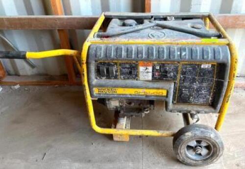 DESCRIPTION: WACKER NEUSON 5,600 WATTS PORTABLE GAS GENERATOR BRAND/MODEL: WACKER NEUSON GP5600 INFORMATION: HONDA GX340 ENGINE LOCATION: SPACE CENTER