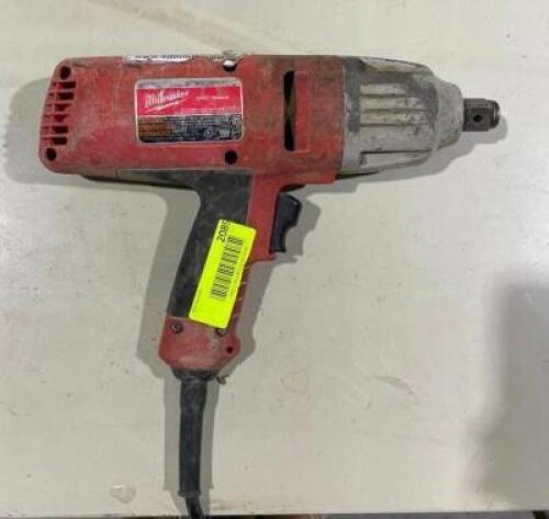DESCRIPTION: 1/2" ELECTRIC IMPACT WRENCH BRAND/MODEL: MILWAUKEE LOCATION: WAREHOUSE QTY: 1