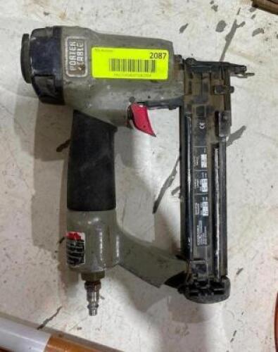 DESCRIPTION: 1-1/2" 18 GAUGE NARROW CROWN STAPLER BRAND/MODEL: PORTER CABLE LOCATION: WAREHOUSE QTY: 1