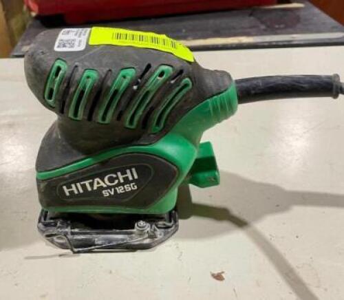 DESCRIPTION: 4-1/2" ORBITAL SANDER BRAND/MODEL: HITACHI LOCATION: WAREHOUSE QTY: 1