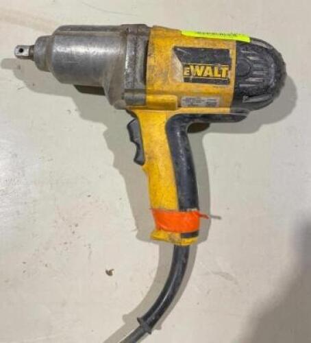 DESCRIPTION: 13MM ELECTRIC IMPACT WRENCH BRAND/MODEL: DEWALT LOCATION: WAREHOUSE QTY: 1