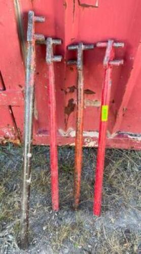 DESCRIPTION: (4) ASSORTED SIZED MANUAL BENDERS LOCATION: SPACE CENTER QTY: 4