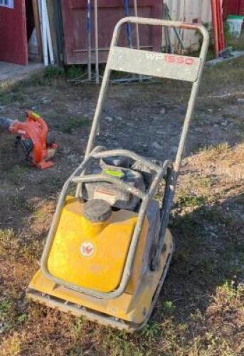 DESCRIPTION: MULTI-DIRECTIONAL PLATE COMPACTOR BRAND/MODEL: WACKER NEUSON WP1550 LOCATION: SPACE CENTER QTY: 1