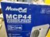 DESCRIPTION: (1) INDOOR-OUTDOOR WINDOW EVAPORATIVE COOLER BRAND/MODEL: MASTERCOOL #MCP44 INFORMATION: 3-SPEED/WHITE/3,200 CFM/COOLS UP TO 1,600 SQ-FT - 3