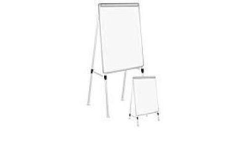 DESCRIPTION: (1) ADJUSTABLE BOARD EASEL BRAND/MODEL: UNIVERSAL #UNV43033 RETAIL$: $111.34 EA SIZE: ADJUSTABLE HEIGHT QTY: 1