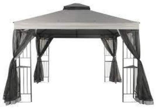DESCRIPTION: (1) EASY ASSEMBLY GAZEBO BRAND/MODEL: MAINSTAYS RETAIL$: $327.00 EA SIZE: 10' X 12' QTY: 1
