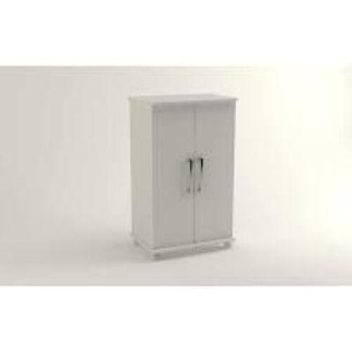 DESCRIPTION: (1) MOBILE SHOE CABINET BRAND/MODEL: MANHATTAN COMFORT #57AMC6 INFORMATION: WHITE RETAIL$: $164.52 EA QTY: 1