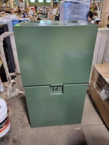 DESCRIPTION: (1) UTILITY JUNCTION CABINET BRAND/MODEL: NVENT HOFFMAN #UJ482618M2 INFORMATION: GREEN RETAIL$: $822.56 EA SIZE: 48" X 26" QTY: 1