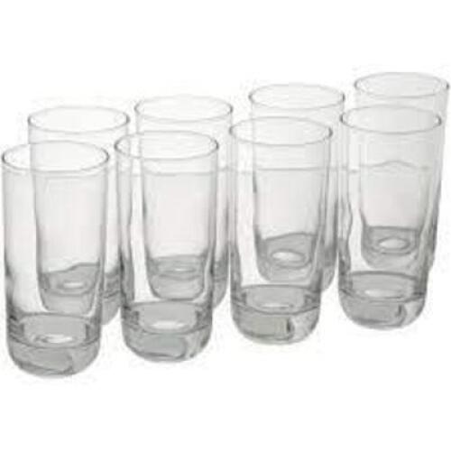 DESCRIPTION: (1) BOX OF (8) POLARIS COOLERS CUPS BRAND/MODEL: LIBBEY #2306 INFORMATION: CLEAR, GLASS RETAIL$: $39.99 FOR 8 SET SIZE: 16.25 OZ QTY: 1