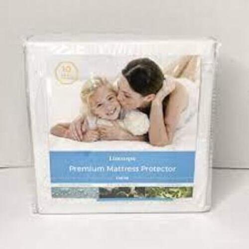DESCRIPTION: (1) PREMIUM SMOOTH MATTRESS PROTECTOR BRAND/MODEL: LINENSPA #LSOPTTMP INFORMATION: WHITE RETAIL$: $15.00 EA SIZE: TWIN QTY: 1
