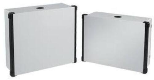 DESCRIPTION: (1) CONCEPT HMI ENCLOSURE WITH HANDLES BRAND/MODEL: NVENT HOFFMAN #CP354512 INFORMATION: BLACK HANDLES RETAIL$: $952.00 EA SIZE: 350MM X