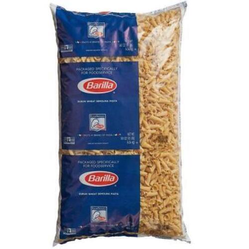 DESCRIPTION: (2) BAGS OF CAMPANELLE PASTA BRAND/MODEL: BARILLA RETAIL$: $30.95 TOTAL SIZE: 10 LB EACH QTY: 2