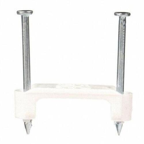 DESCRIPTION: (1) BUCKET OF NM CABLE STAPLES BRAND/MODEL: GARDNER BENDER #6LVE9 INFORMATION: WHITE RETAIL$: $45.27 EA SIZE: 1/2", 2000 COUNT QTY: 1