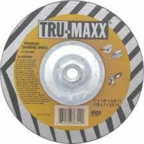 DESCRIPTION: (6) GRINDING WHEEL BRAND/MODEL: TRU-MAXX #79962959 RETAIL$: $5.89 EA SIZE: 7" X 1/4" X 5/8-11 QTY: 6