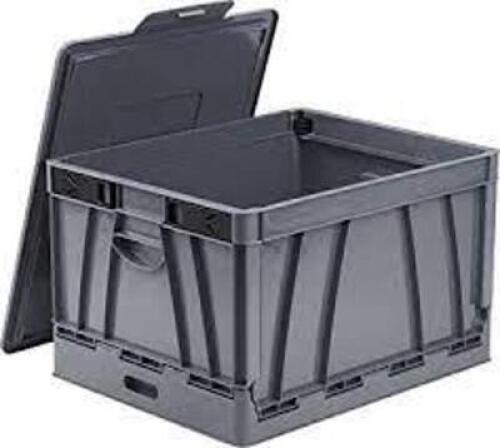 DESCRIPTION: (4) COLLAPSIBLE STORAGE TOTE BRAND/MODEL: STOREX INFORMATION: GRAY RETAIL$: $28.15 EA SIZE: LARGE QTY: 4