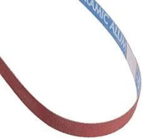 DESCRIPTION: (3) PACKS OF (50) SCALLOPED ABRASIVE BELTS BRAND/MODEL: NORTON #R981 INFORMATION: GRIT: 120 RETAIL$: $75.05 PER PK OF 50 SIZE: 1-1/8" X 2