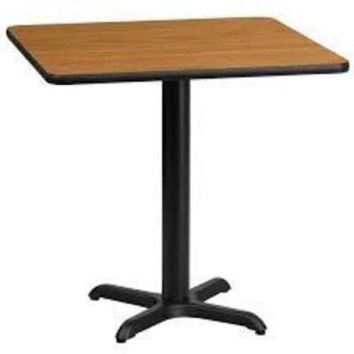 DESCRIPTION: (1) TABLE BRAND/MODEL: TOTALLY FURNITURE #XU-T2222-BASE-GG AND XURD-24-WNT-GG INFORMATION: MUST COME INSPECT FOR ALL PARTS AND COLOR RETA