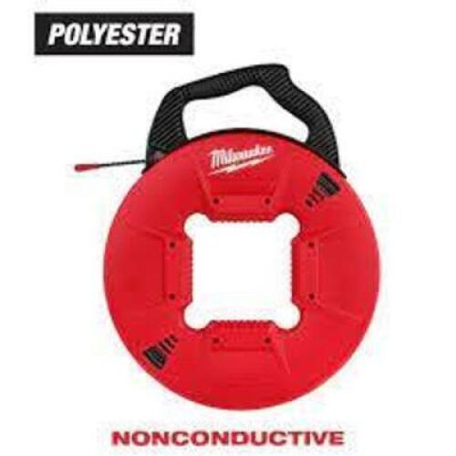 DESCRIPTION: (1) FISH TAPE NON CONDUCTIVE TIP BRAND/MODEL: MILWAUKEE #48-22-4167 INFORMATION: RED RETAIL$: $180.00 EA SIZE: 200' QTY: 1