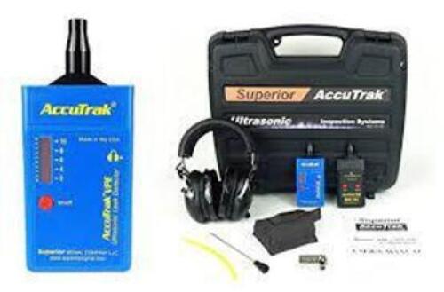 DESCRIPTION: (1) ULTRASONIC LEAK DETECTOR BRAND/MODEL: SUPERIOR ACCUTRAK #35LX65 RETAIL$: $900.00 EA QTY: 1