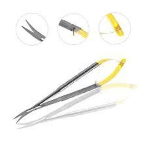 DESCRIPTION: (10) CASTROVIEJO MICRO NEEDLE HOLDER AND SCISSORS BRAND/MODEL: CYNAMED TC RETAIL$: $13.99 EA QTY: 10