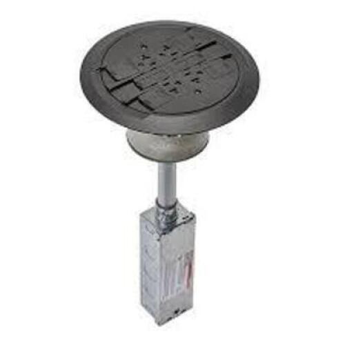DESCRIPTION: (3) POKE THRU FLANGE AND SIDE HOLDER BRAND/MODEL: WIREMOLD #RC4CTCBK INFORMATION: BLACK IMAGES ARE FOR ILLUSTRATION PURPOSES ONLY AND MAY