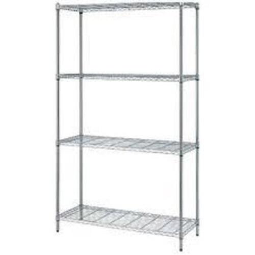 DESCRIPTION: (1) SINGLE BOX WIRE SHELF BRAND/MODEL: QUANTUM STORAGE #RWR72 RETAIL$: $150.00 EA SIZE: 24X48X72 QTY: 1