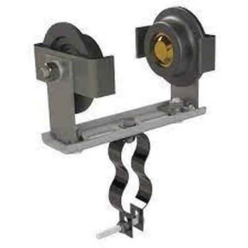 DESCRIPTION: (1) TWO WHEEL TROLLEY FOR AIR HOSE OR CABLE BRAND/MODEL: SAGINAW PRODUCTS #8888 INFORMATION: BLACK RETAIL$: $54.62 EA QTY: 1