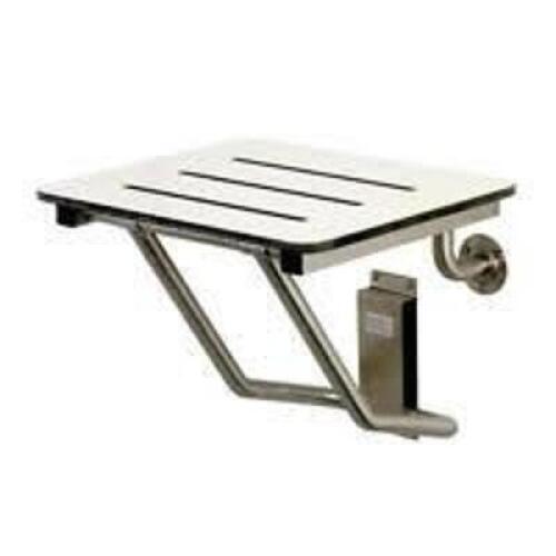 DESCRIPTION: (1) WALL MOUNTED SHOWER SEAT BRAND/MODEL: STEAMSPA #SSP-SS-C INFORMATION: WHITE RETAIL$: $80.00 EA QTY: 1
