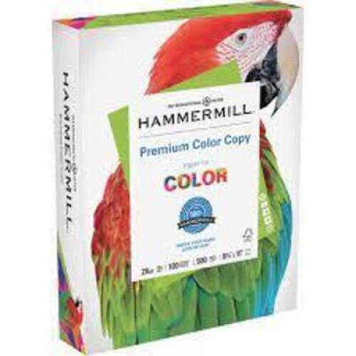 DESCRIPTION: (4) PACKS OF (500) SHEETS OT PREMIUM COLOR COPY PAPER BRAND/MODEL: HAMMERMILL RETAIL$: $13.99 EA SIZE: 11X17 QTY: 4