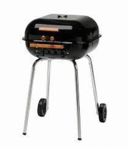 DESCRIPTION: (1) CHARCOAL GRILL BRAND/MODEL: AMERICANA GRILLS #SWINGER 4100 RETAIL$: $73.59 EA QTY: 1