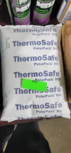 DESCRIPTION: (2) THERMOSAFE U-TEK GEL PACK BRAND/MODEL: SANCO RETAIL$: $8.00 EA SIZE: 7.5 x 2 x 1 QTY: 2