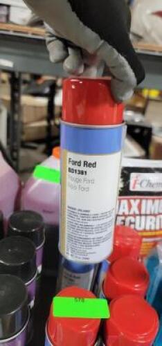 DESCRIPTION: (6) RUST INHIBITOR SPRAY PAINT BRAND/MODEL: CLASS C SOLUTIONS #BD1341 INFORMATION: RED RETAIL$: $12.34 EA SIZE: 12 OZ QTY: 6